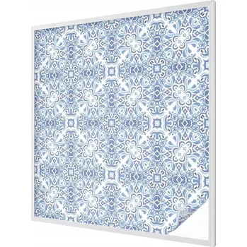 Okenní dekorace Fólie Samolepicí Samolepka na sklo Okno Modré dlaždice 100x100