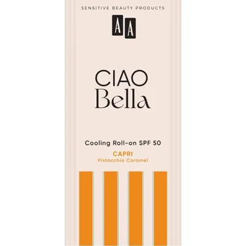 Přípravek na opalování AA Ciao Bella Chladivě-ochranný roll-on SPF50 na obličej a tělo Capri 50 ml
