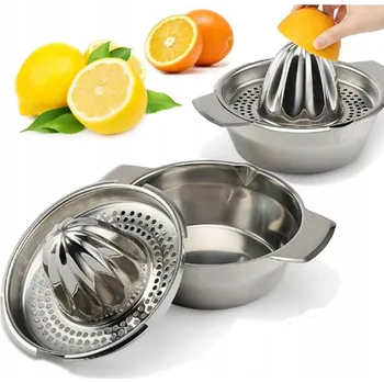 Odšťavňovač Odšťavňovač na Citrusy Nerezová Ocel, Snadná Příprava Šťávy cca 300 ml