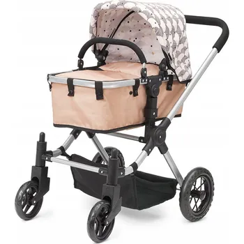 Kočárek pro panenku Kočárek pro panenky 2 v 1 Micki Skrallan