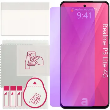 Pouzdro na mobilní telefon Hybridní Sklo Anti-Blue 9H na displej pro Realme P3 Lite 4G