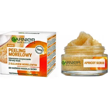 Pleťový peeling Garnier Skin Naturals 50 ml meruňkový peeling na obličej