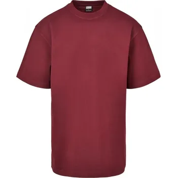 Pánské tričko Urban Classics Tall Tee - vínové 4XL