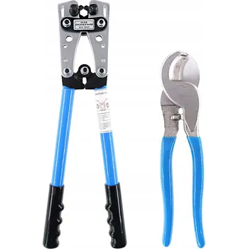 Krimpovací kleště Lisovací kleště na kabely + řezačka | 6 matric | Glarks 6 10 16 25 35 50mm