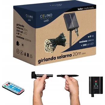 Venkovní osvětlení Vánoční osvětlení na stromeček CELINO venkovní 18 m 101 - 200 světýlek