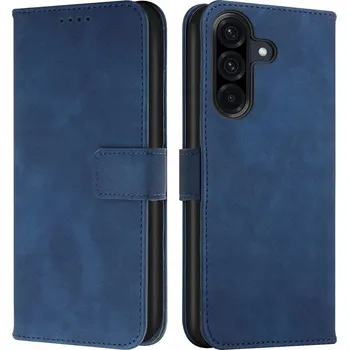 Pouzdro na mobilní telefon Kožené Pouzdro peněženka + 9H SKLO pro Samsung Galaxy A56 5G