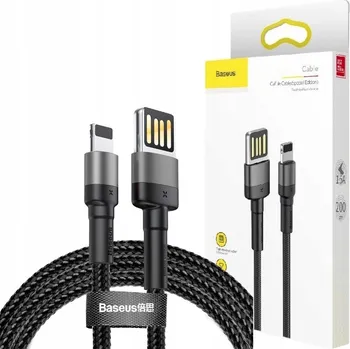 Datový kabel Kabel Baseus USB - Apple Lightning 2 m černý