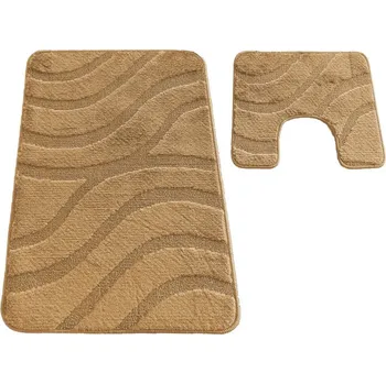 Koberec Sada koupelnových koberečků Montana Symphony Dark Beige
