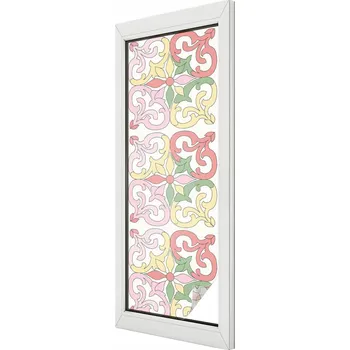 Okenní dekorace Fólie s s potiskem Květinové ornamenty 50x146