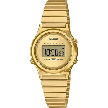Hodinky Dámské sportovní hodinky na náramku Casio Vintage LA700WEG Zlaté