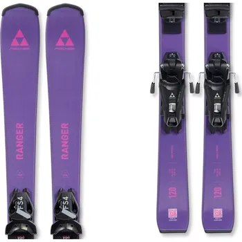 Sjezdové lyže Lyže Fischer RANGER JR (100-120) JRS + FS 4 CA JRS 25/26 120 fialová