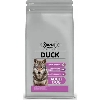 Krmivo pro psa Smart Nature Bezobilné krmivo Kachna HYPO pro psy 12kg HIT