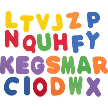 Hračka pro nejmenší Do koupele písmena Ikonka KX7221 36 ks