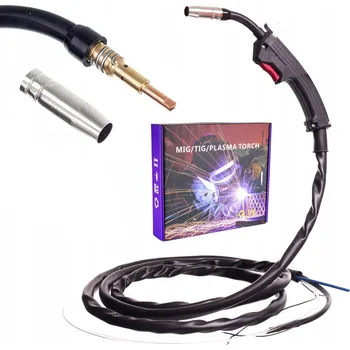 Svářečka Svařovací hořák TC Technic MIG MAG 4m s plynovým ventilem 0,6-1,0 mm