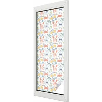 Okenní dekorace Hotová mléčná Fólie 146 x 50 cm