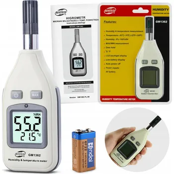 IP kamera Termohygrometr Benetech GM1362