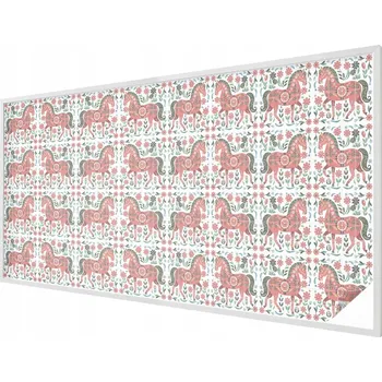 Okenní dekorace Fólie Okenní dýha Samolepicí Mléčná vitráž Barevné koně 200x100