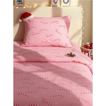 Povlečení Sinsay - Sada vánočního povlečení - růžová - 108II-30X - 108II-30X-ONE