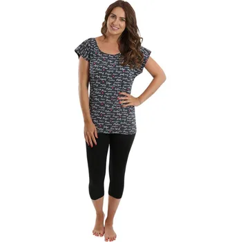 Dámské legíny Evona Dámské 3/4 bambusové legíny LIANA M