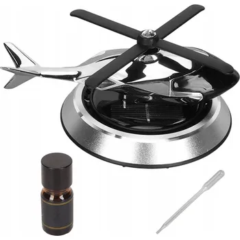 Vůně do auta SOLÁRNÍ HELIKOPTÉRA DO AUTA OSVĚŽOVAČ VZDUCHU HLINÍKOVÁ DÁREK