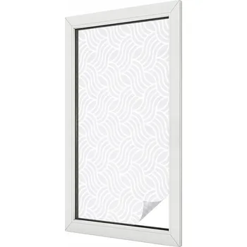 Okenní dekorace Zastiňovací Fólie Mléčná Dekorativní na Okno Bílá mozaika 50x100 cm