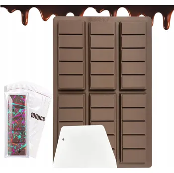 Forma na pečení SILIKONOVÁ FORMA NA VLASTNÍ ČOKOLÁDU ČOKOLÁDA