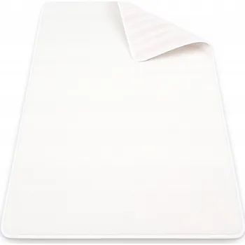 Koberec Koberec Bílý Perleťový Lesklý Měkký Vlas Hustý Elegantní Violin 100x100 cm