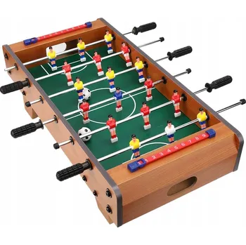 Mini Stolní Fotbal PŘENOSNÝ SNADNÁ MONTÁŽ DO HERNÍHO POKOJE 50x25x15cm