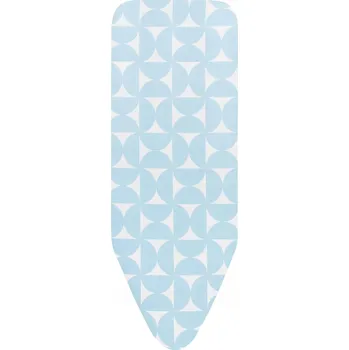 Žehlicí prkno BAVLNĚNÝ POTAH NA ŽEHLICÍ PRKNO 124X45 CM S PĚNOU, ODOLNÝ A PADNOUCÍ