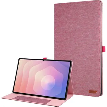 Pouzdro na tablet VSECHNONAMOBIL 129551 FABRIC Skládací kryt pro Samsung Galaxy Tab S11 Ultra růžový