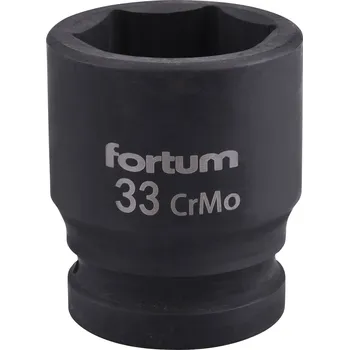 FORTUM hlavice nástrčná rázová 3/4", 33mm, L 57mm, CrMoV