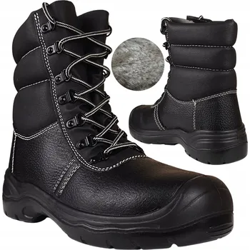 Pracovní obuv Pracovní obuv vysoká - BOZP Zimní pracovní boty zateplené kotníkové BOZP 112OB velikost 43