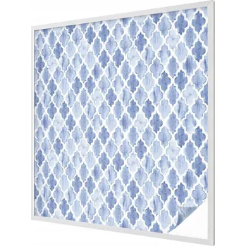 Okenní dekorace Fólie Dekorativní Mléčná na Skla Okna Výlohy Akvarelová elegance 100x100