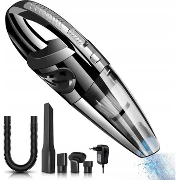 Vysavač VÝKONNÝ BEZDRÁTOVÝ AKUMULÁTOROVÝ AUTO VYSAVAČ 120W HEPA + nástavce