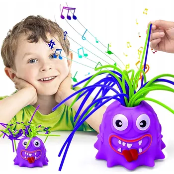 Hračka pro nejmenší Senzorická hračka pro děti – trhání vlasů, křičící monstrum