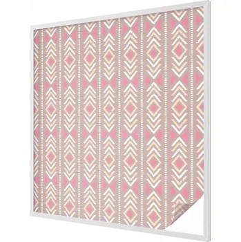 Okenní dekorace Fólie Ozdobná dýha na okno Samolepicí Etnické kosočtverce 100x100