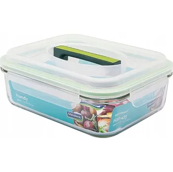 Dóza na potraviny GLASSLOCK - Handy - Nádoba s uchem 2.000 ml - zelená