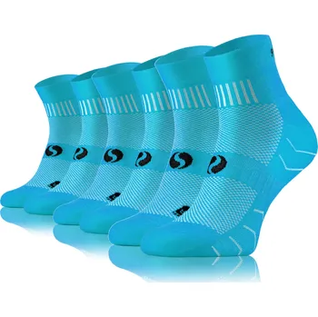 Pánské ponožky Sesto Senso 3 páry bavlněných běžeckých ponožek velikost 43-47, tyrkysové