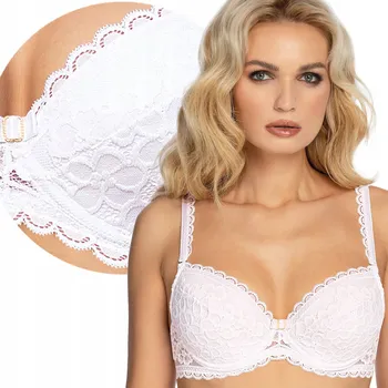 Podprsenka Bílá push-up podprsenka Róża, velikost 85B