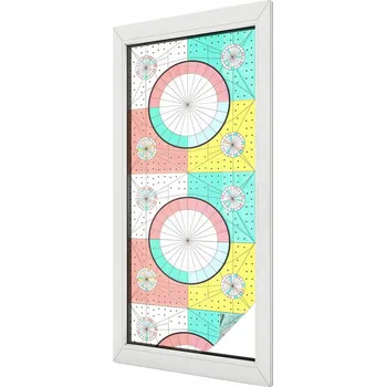 Okenní dekorace Hotová mléčná Fólie 116 x 50 cm