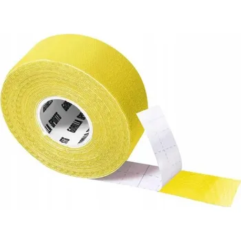 Tejpovací páska Kinesiotapingová páska Gorilla Sports 2,5 cm x 5 m žlutá