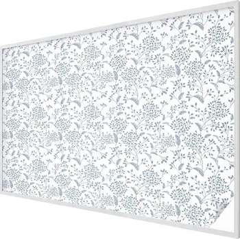 Okenní dekorace Fólie okenní mléčná na sklo okno, samolepicí fólie na balkon s motivem rostlin, 200x146 cm