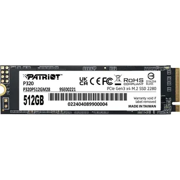 SSD disk PATRIOT P320 512GB SSD M.2 NVMe 5R
