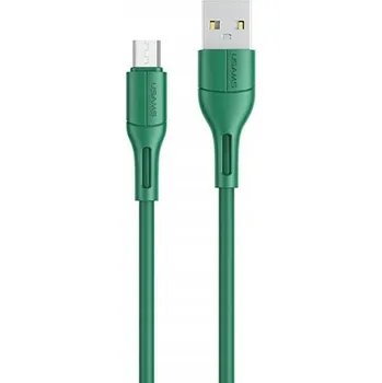Datový kabel Kabel Usams USB - microUSB typ B 1 m zelený