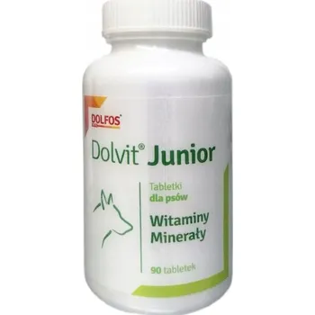 Doplněk stravy pro psy Dolfos tablety Dolvit Junior pro štěňata 90 ks