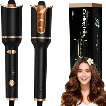 Kulma AUTOMATICKÁ KULMA NA VLASY OTOČNÁ KERAMICKÁ PRO VELKÉ VLNY