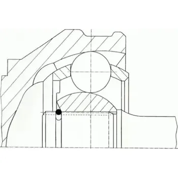 Poloosa kola Spidan 21289 Sada kloubu hnací hřídele