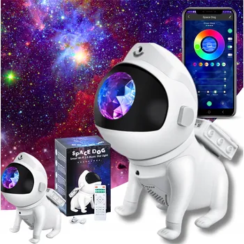 Dětské svítidlo LED Bluetooth Noční lampa ukolébavka Projektor noční oblohy projektor ovládání