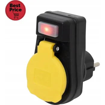 Elektrická zásuvka Venkovní zásuvka Home NVKO 1 s vypínačem, vybavená dětskou pojistkou