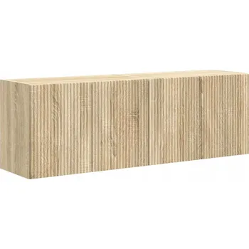 Televizní stolek TV wall cabinet Nástěnný 2 pcs Sonoma dub 59,5 x 31 x 40 cm